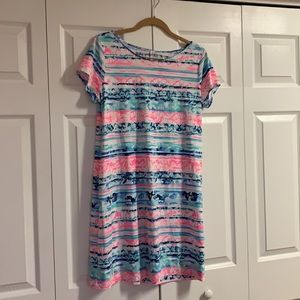 Pretty Lilly Pulitzer T-Shirt Dress, gently worn